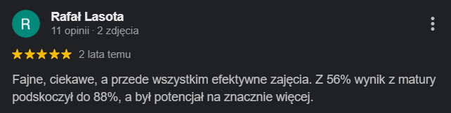 Analiza postępów maturalnych 1