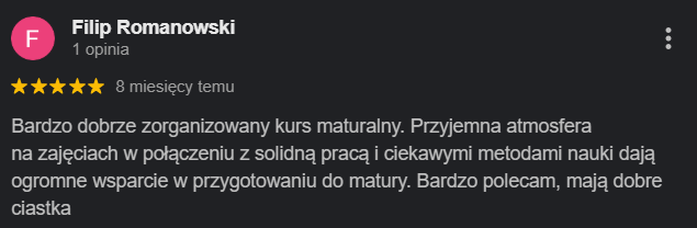 Analiza postępów maturalnych 2