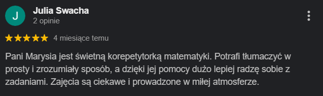 Opinia o kadrze Instytutu Maturalnego 1
