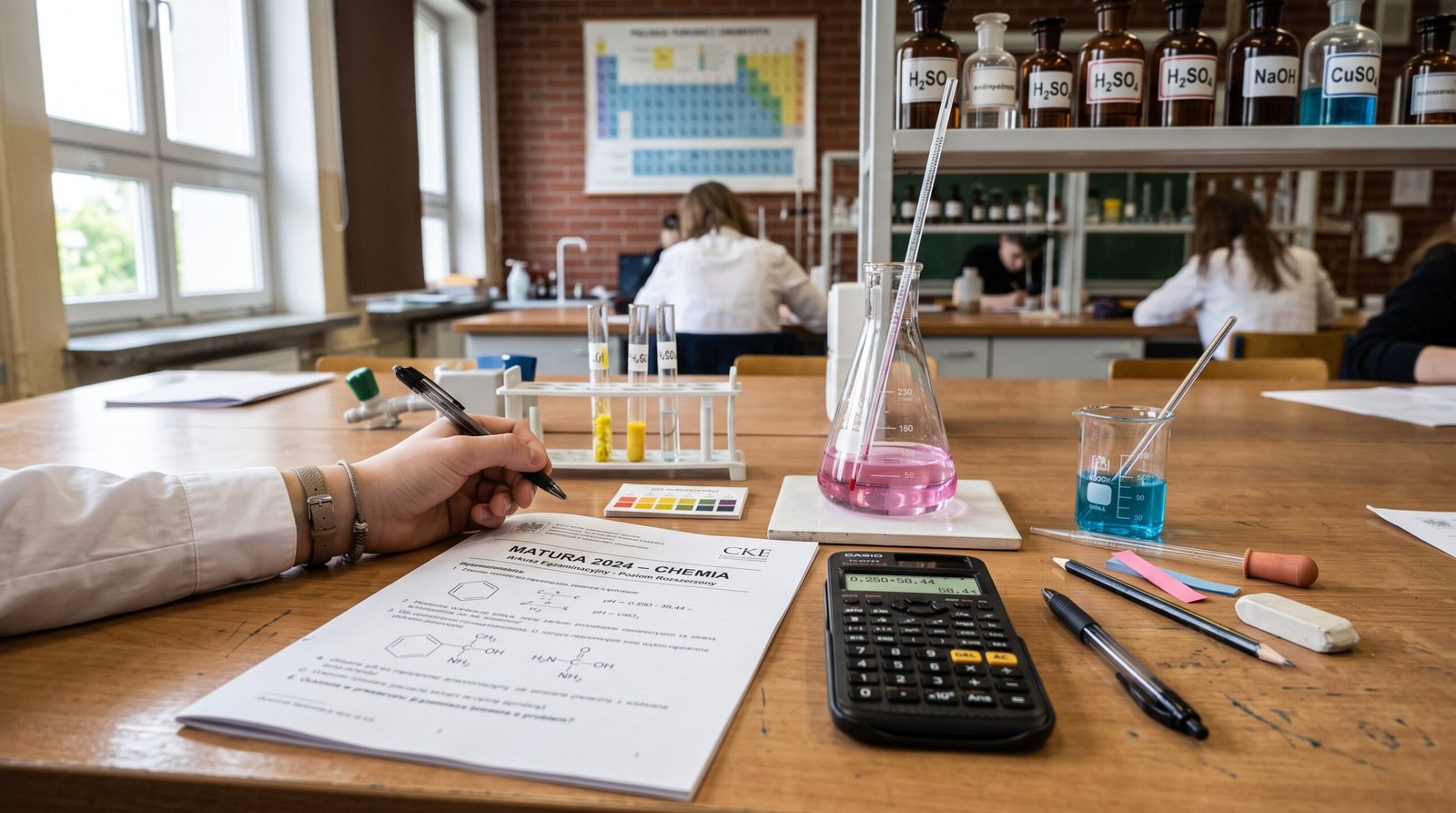 Jak przygotować się do matury z chemii? Sprawdzone metody, pomoce naukowe i darmowa baza zadań maturalnych.