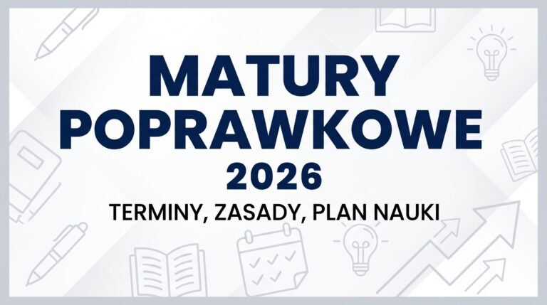 Matury poprawkowe 2026 - harmonogram, zasady ponownego przystąpienia i strategia przygotowań.